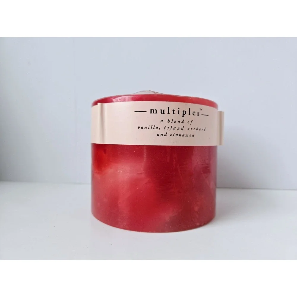 Pier‎ 1 large pillar candle unburnt Multiples 4x5